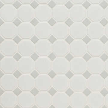 Picture of MSI - Retro Mosaic Matte White Gray Octagon