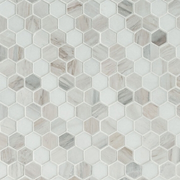 Picture of MSI - Marble Mosaics Hexagon 1 X 1 Polished Angora Sazi