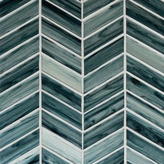 Picture of MSI - Glass Mosaic Other Midnight Blue Ombre Chevron