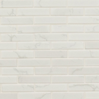 Picture of MSI - Porcelain Mosaics Carrara 1x4