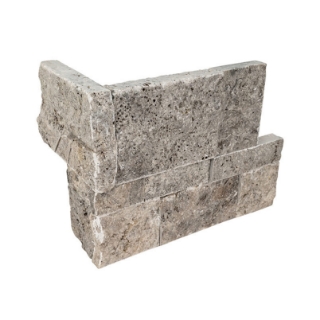 Picture of MSI - RockMount Stacked Stone Panels 9 x 18 Silver Travertine