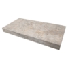 Picture of MSI - Pool Copings 12 x 24 Silver Travertine Brushed Eased Edges