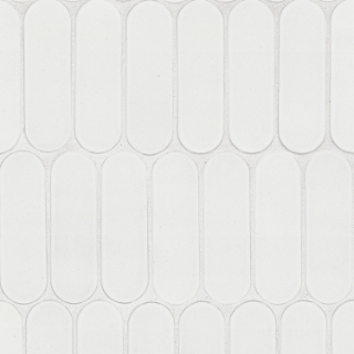 Picture of MSI - Glass Mosaic Other Bianco Glossy Ellipse