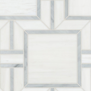 Picture of MSI - Marble Mosaics Geometrica Bianco Dolomite Alana