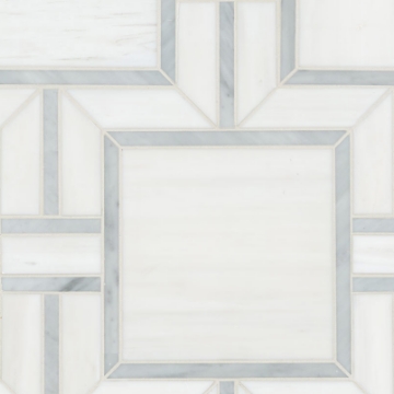 Picture of MSI - Marble Mosaics Geometrica Bianco Dolomite Alana