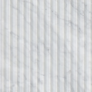 Picture of MSI - Marble Fluted 12 x 24 Honed Carrara White Valentino Fluto