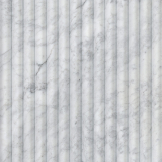 Picture of MSI - Marble Fluted 12 x 24 Honed Carrara White Milano Ribbon