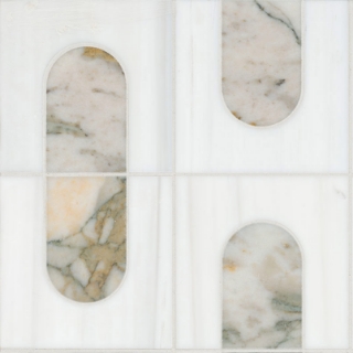 Picture of MSI - Marble Mosaics Other Polished Bianco Dolomite Moderno