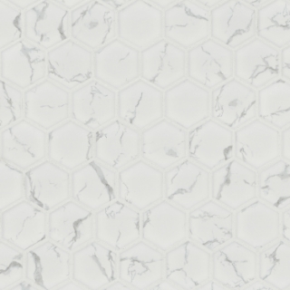 Picture of MSI - Porcelain Mosaics Carrara Matte Hexagon