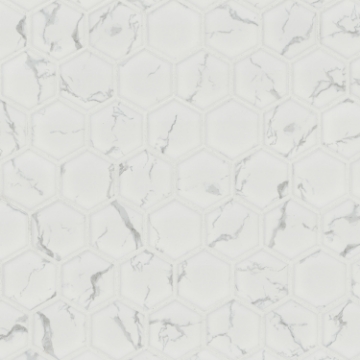Picture of MSI - Porcelain Mosaics Carrara Matte Hexagon