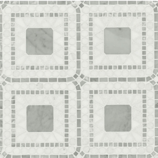 Picture of Bedrosians - Atrium White Carrara/White Thassos