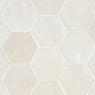 Picture of Bedrosians - Celine Hexagon White Glossy