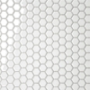 Picture of Bedrosians - Le Cafe Mosaic Hexagon 1 x 1 White Glossy
