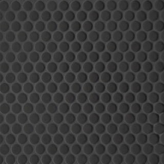 Picture of Bedrosians - Le Cafe Mosaic Penny Round Black Matte