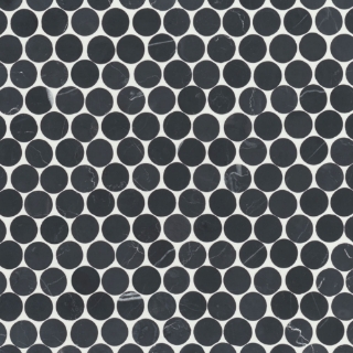 Picture of Bedrosians - Monet Mosaic 8 Nero Marquina