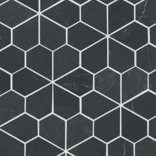 Picture of Bedrosians - Monet Mosaic 9 Nero Marquina