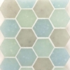 Picture of Ceramica Etc - Liquid Glass Small Hexagons Yellowstone Blend