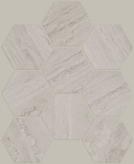 Picture of Shaw Floors - Natural Strata Hexagon Mosaic Grey