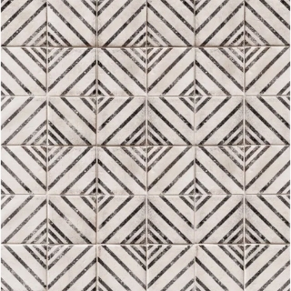 Picture of Bedrosians - Vivace 4 x 4 Deco Motif Rice Gloss