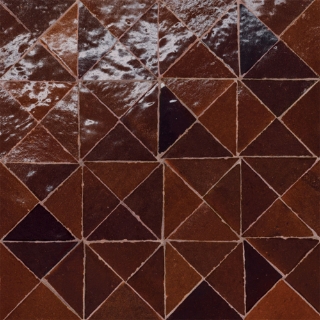 Picture of Bedrosians - Zagora Triangle Mosaic Maroon