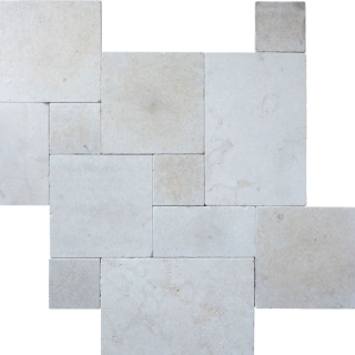 Picture of Bedrosians - Limestone Pavers Versailles Menia Cream