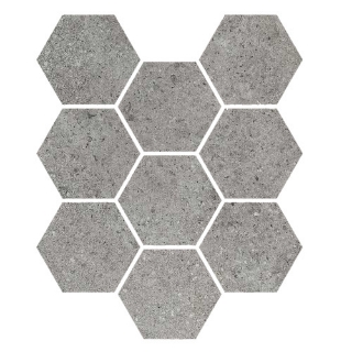 Picture of Stone Peak - Ikonite Hexagon Mosaic Grey