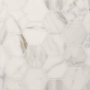 Picture of Bedrosians - Marble Stone Hexagon Mosaic Calacatta Oro Honed