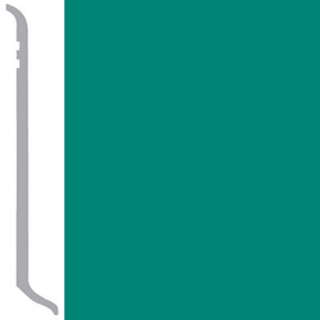 Picture of Burke - Burkebase Type TV Wall Base 1/8 Coved 6 Light Teal