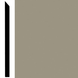 Picture of Burke - Edge Effects Simple 4 1/4 x 3/8 Carmine Gray