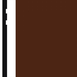 Picture of Burke - Edge Effects Double Etched 4 1/4 Roll Brown