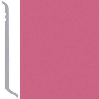 Picture of Burke - Burkebase Type TV Wall Base .080 Coved 2.5 Neon Pink