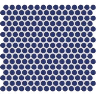 Picture of American Olean - Color Story Mosaic Penny Rounds Glossy Sapphire Sky