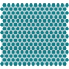 Picture of American Olean - Color Story Mosaic Penny Rounds Glossy Peacock Blue